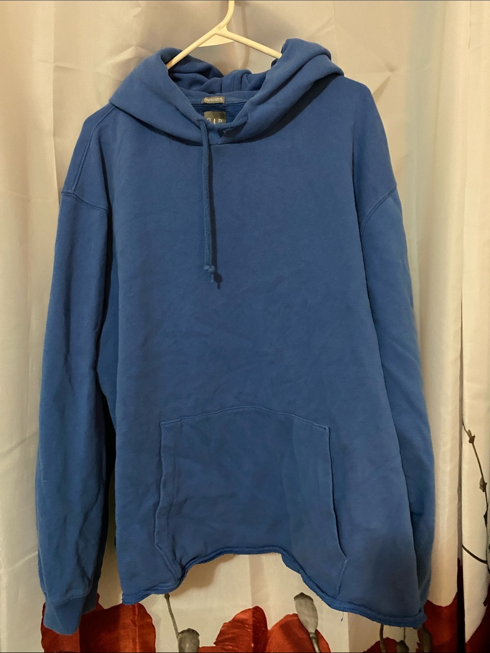 GAP Men's Blue Pullover Hoodie